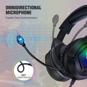 Ακουστικα Gaming Headphones 3D Stereo Sound with Microphone Wintory M1 Black