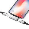 HOCO adapter audio 2in1 do Iphone Lightning 8-pin – Iphone Lightning 8-pin+ Iphone Lightning 8-pin LS24